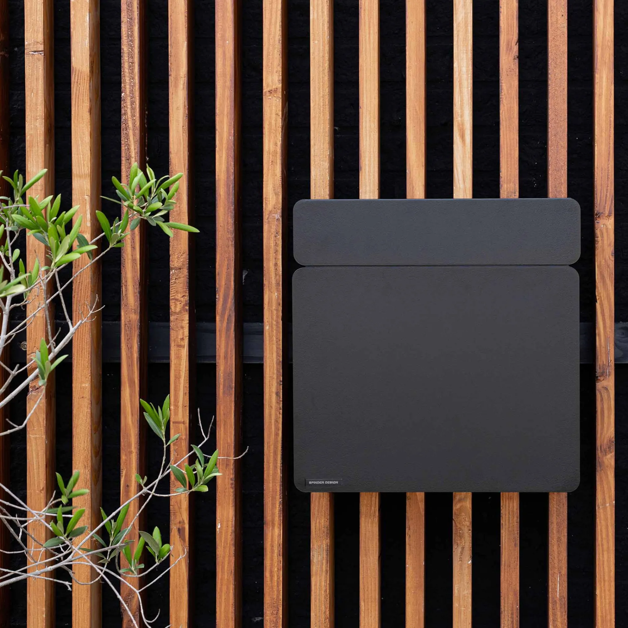 Woonaccessoires^Huisenthuis Brievenbus Avery Zwart