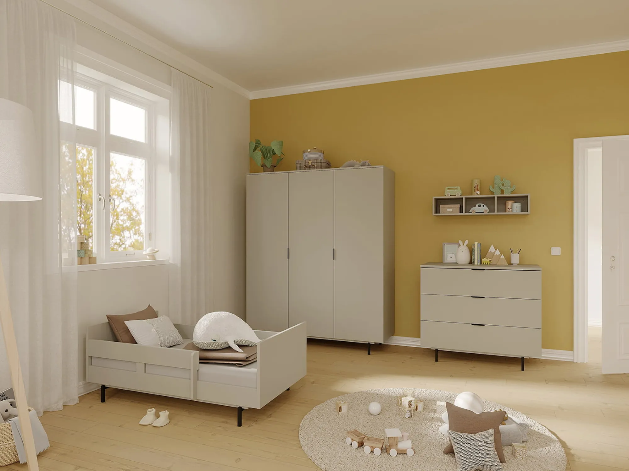 Bundelvoordeel Kinderkamers^Huisenthuis Bundelvoordeel Elias Grijs