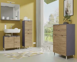Bundelvoordeel Badkamers^Huisenthuis Bundelvoordeel June Antraciet/Eiken