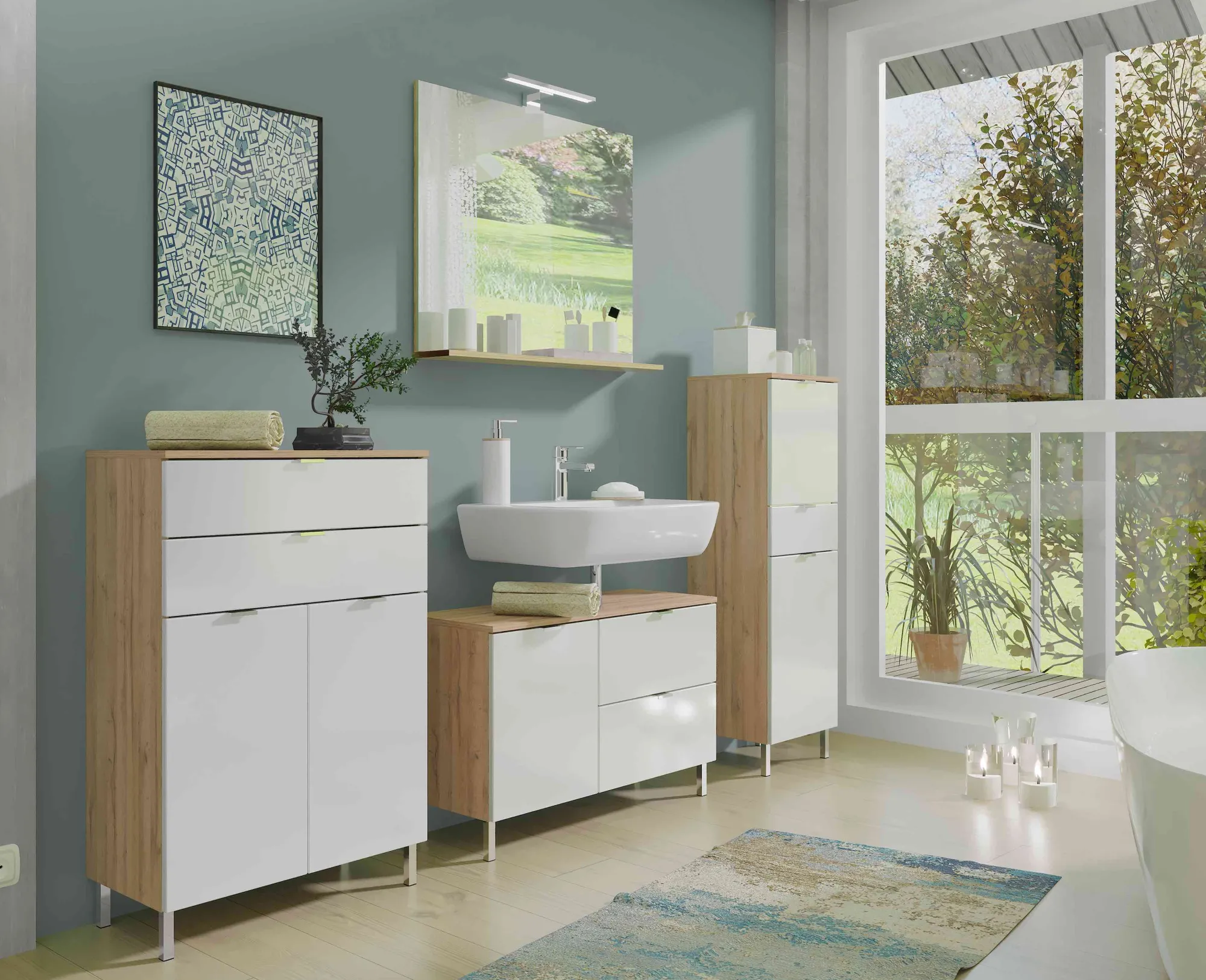 Bundelvoordeel Badkamers^Huisenthuis Bundelvoordeel June Eiken