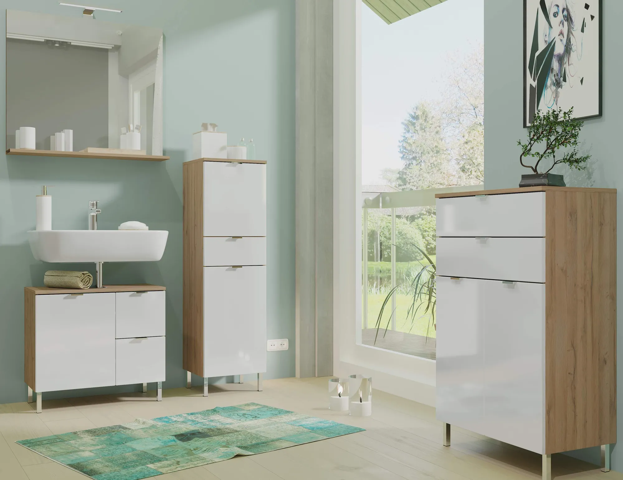 Bundelvoordeel Badkamers^Huisenthuis Bundelvoordeel June Eiken