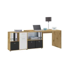 Bureaus^Huisenthuis Bureau Apollo Artisan Eiken