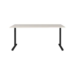 Bureaus^Huisenthuis Bureau Discovery 180 cm Lichtgrijs Zwart