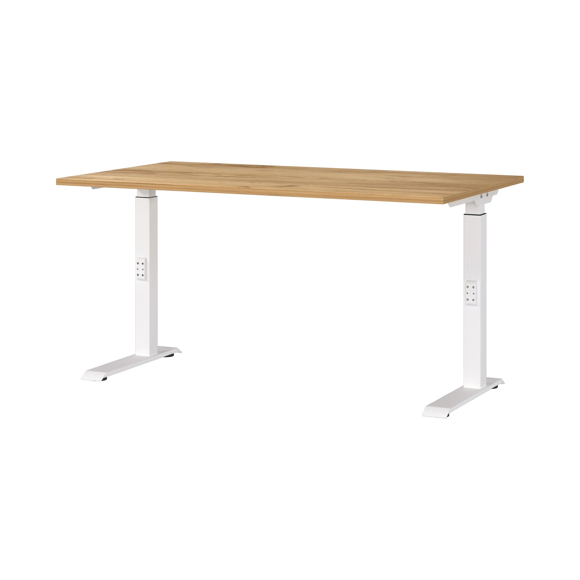 Bureaus^Huisenthuis Bureau Galileo Eiken Wit 140 cm Eiken-Wit
