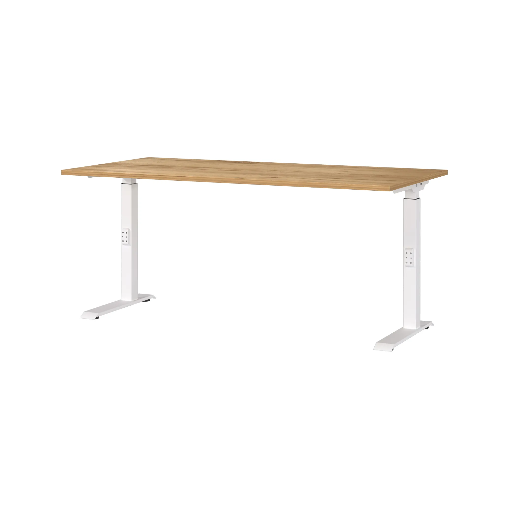 Bureaus^Huisenthuis Bureau Galileo Eiken Wit 160 cm Eiken-Wit
