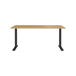 Bureaus^Huisenthuis Bureau Galileo Eiken Zwart 160 cm Eiken-Zwart