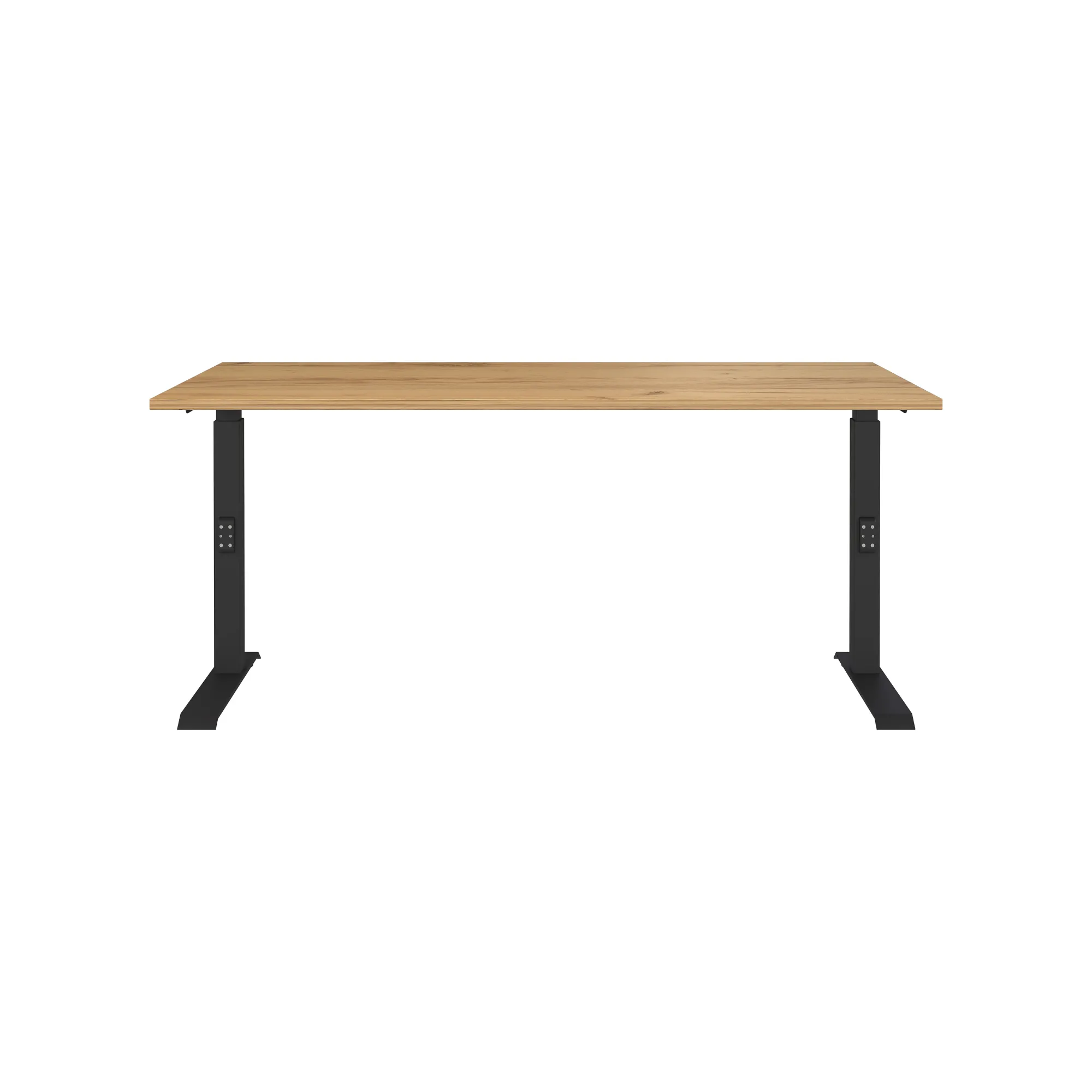 Bureaus^Huisenthuis Bureau Galileo Eiken Zwart 160 cm Eiken-Zwart