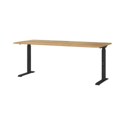 Bureaus^Huisenthuis Bureau Galileo Eiken Zwart 180 cm Eiken-Zwart
