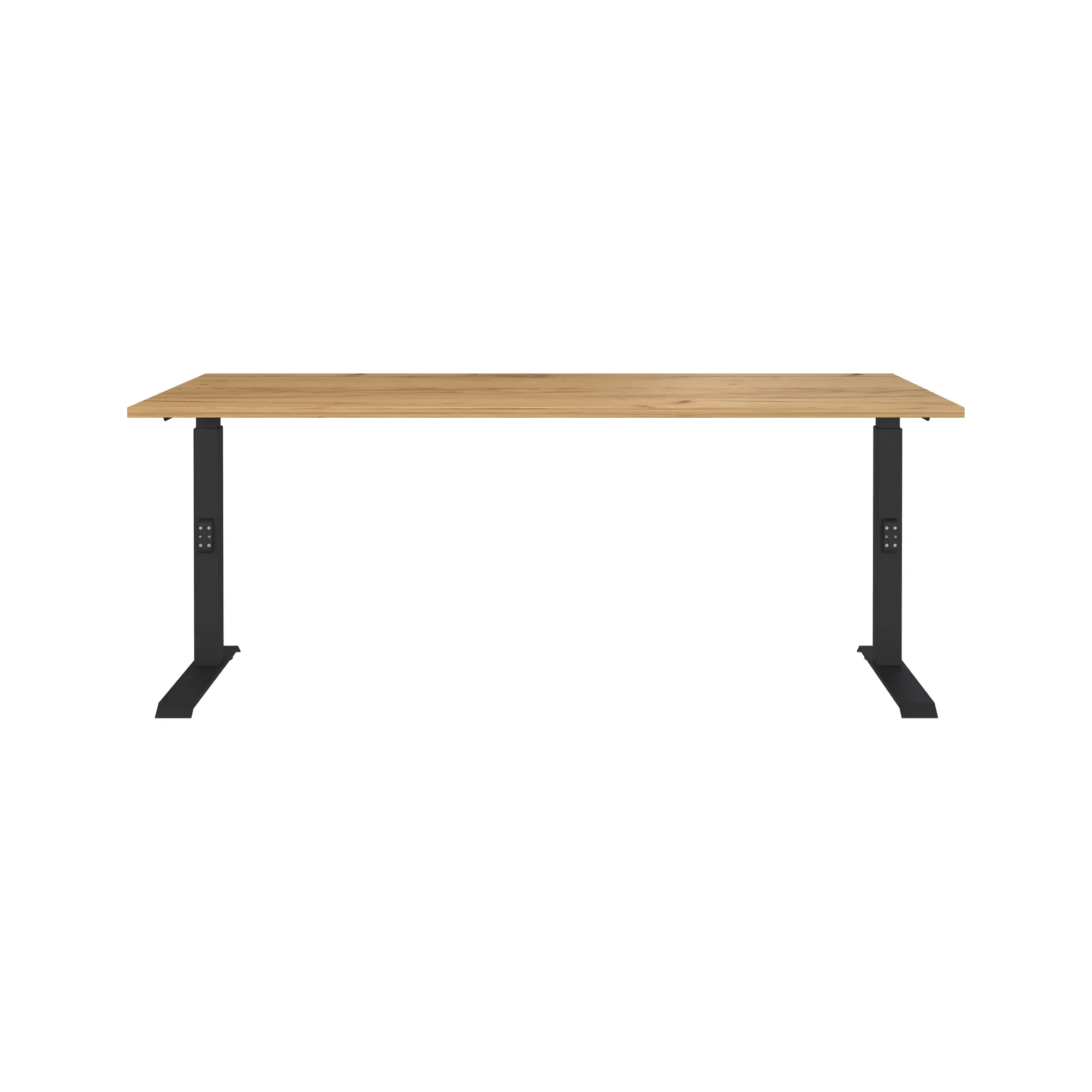 Bureaus^Huisenthuis Bureau Galileo Eiken Zwart 180 cm Eiken-Zwart