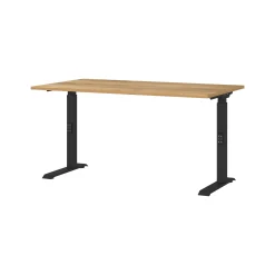 Bureaus^Huisenthuis Bureau Galileo Eiken Zwart 140 cm Eiken-Zwart