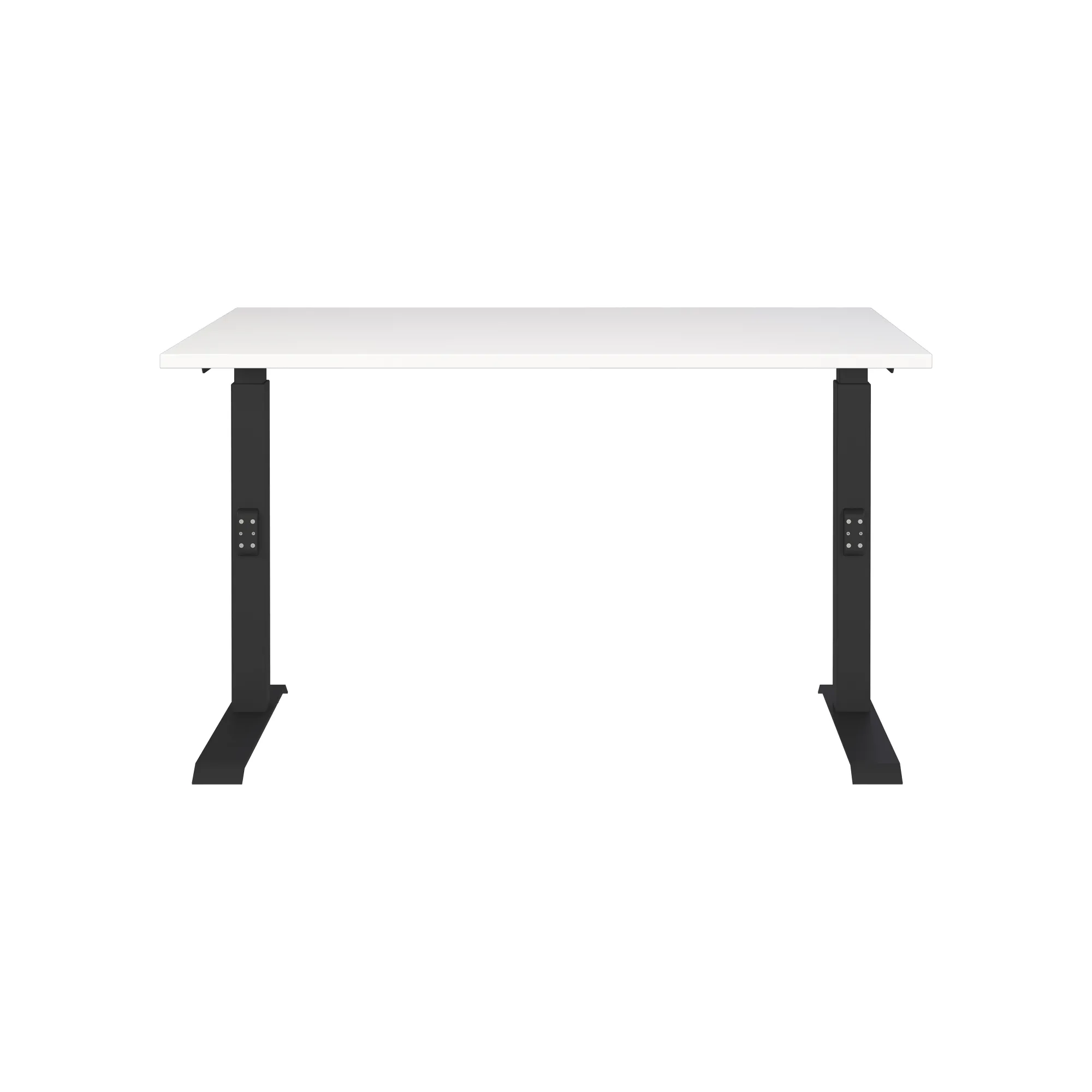 Bureaus^Huisenthuis Bureau Galileo Wit Zwart 120 cm Wit-Zwart