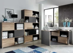 Bureaus^Huisenthuis Bureau Mission Antraciet