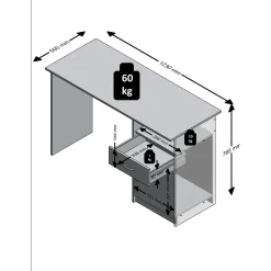 Bureaus^Huisenthuis Bureau Neptunus Beton