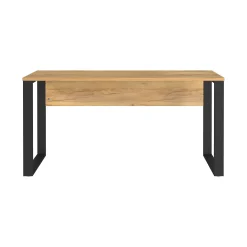 Bureaus^Huisenthuis Bureau Orlando Grafiet 150 cm Eiken