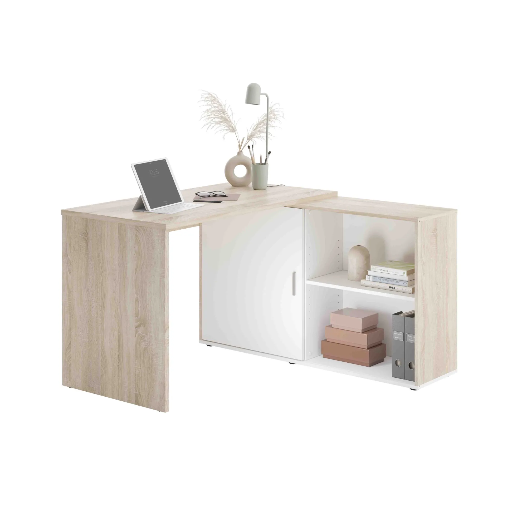 Bureaus^Huisenthuis Bureau Rafaël Sonoma Eiken-Wit