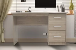 Bureaus^Huisenthuis Bureau Rinke 120 cm – Met lades Sonoma