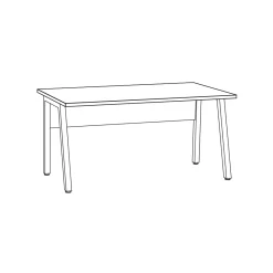 Bureaus^Huisenthuis Bureau Roland 200 cm Vintage