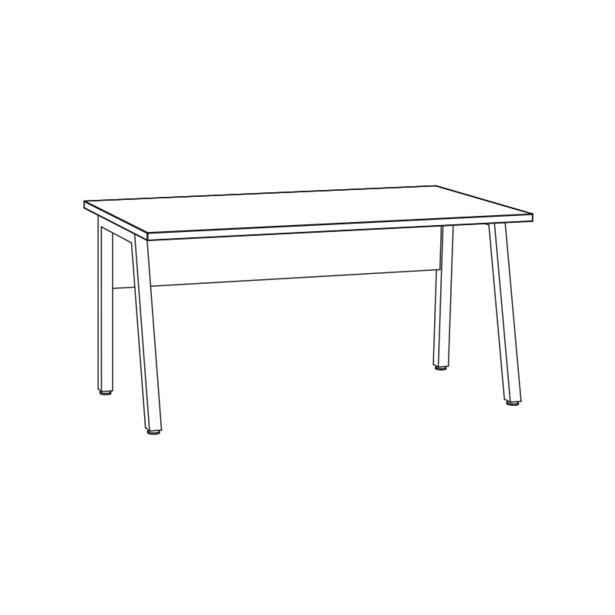 Bureaus^Huisenthuis Bureau Roland 200 cm Vintage