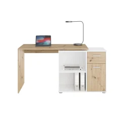 Bureaus^Huisenthuis Bureau Texas Artisan Eiken Wit Eiken-Wit