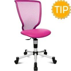 Kinderbureaustoelen^Huisenthuis Bureaustoel Jelte Roze