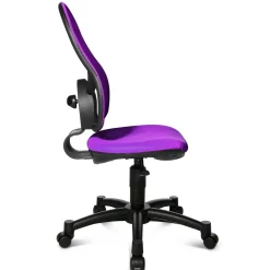 Kinderbureaustoelen^Huisenthuis Bureaustoel Justin Paars
