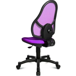 Kinderbureaustoelen^Huisenthuis Bureaustoel Justin Paars