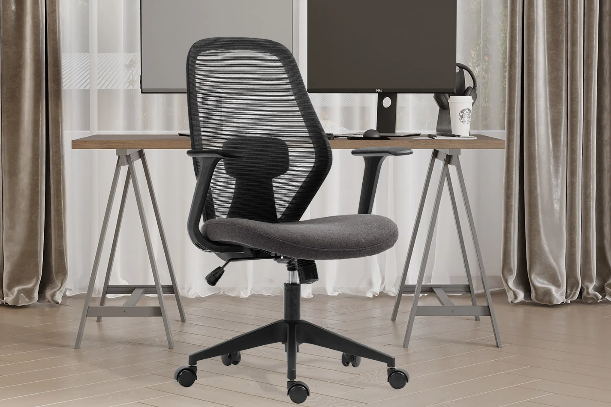 Bureaustoelen^Huisenthuis Bureaustoel Noud