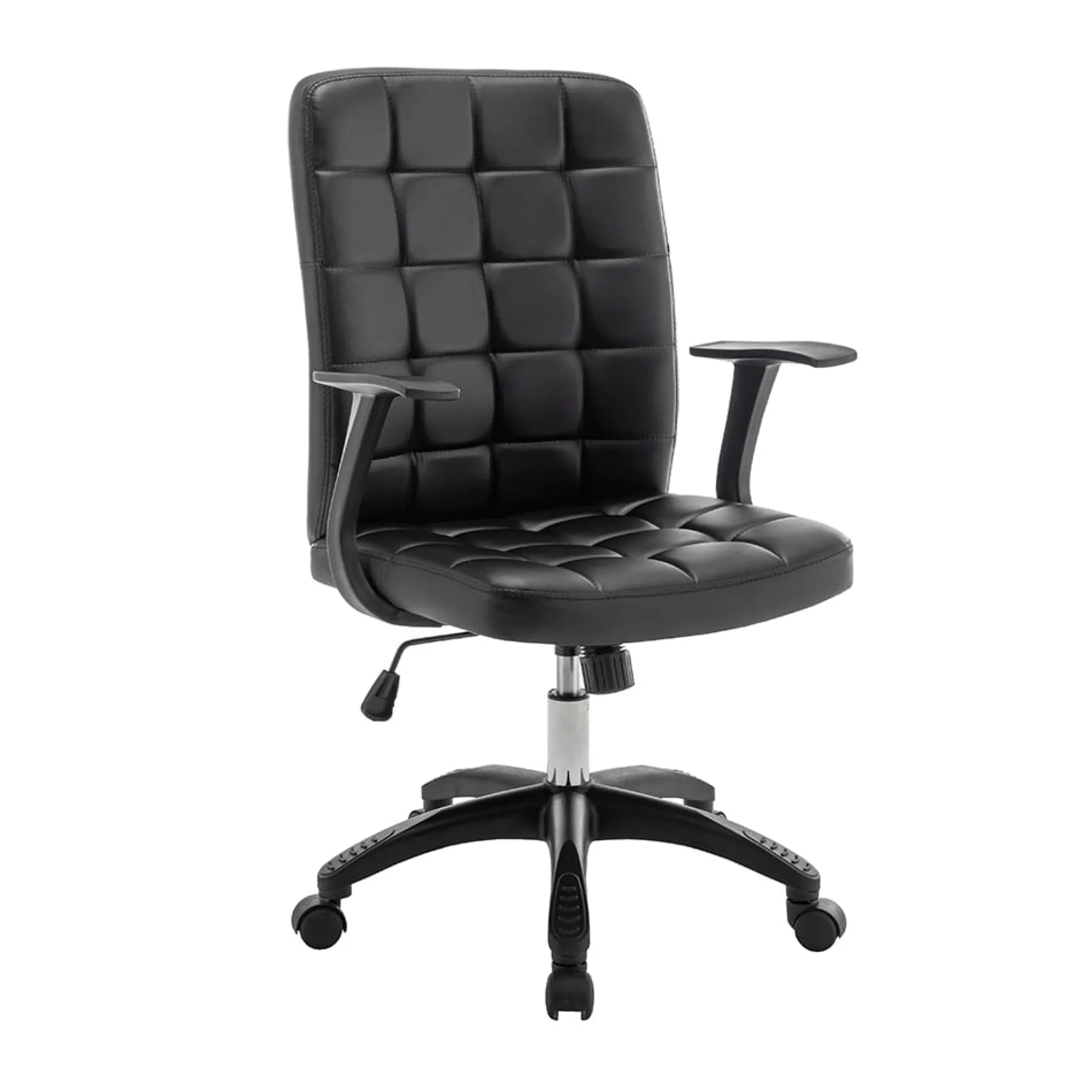 Bureaustoelen^Huisenthuis Bureaustoel Omer Zwart