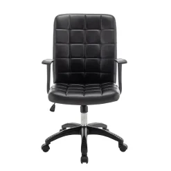 Bureaustoelen^Huisenthuis Bureaustoel Omer Zwart