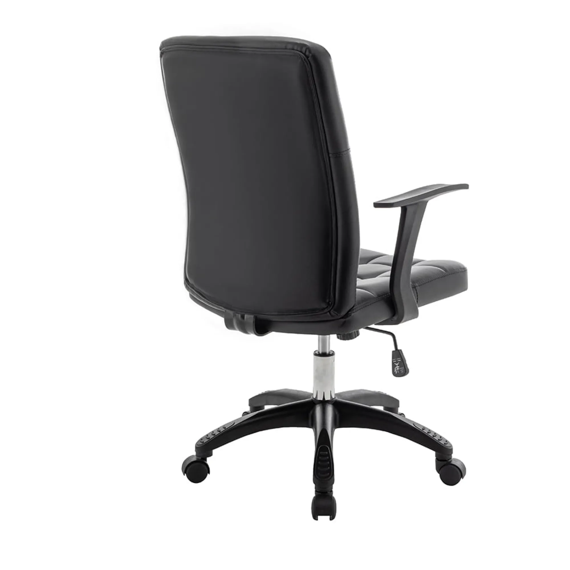 Bureaustoelen^Huisenthuis Bureaustoel Omer Zwart