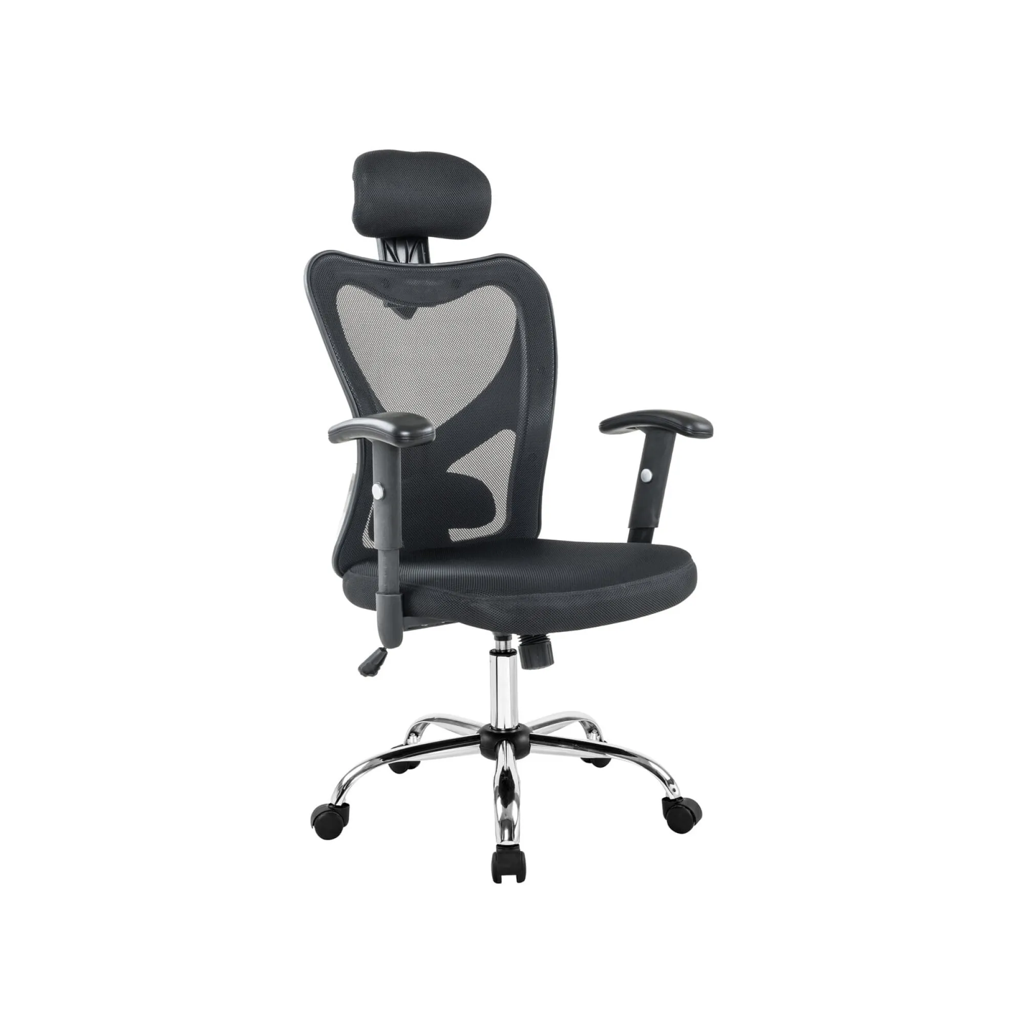 Bureaustoelen^Huisenthuis Bureaustoel Pisa Zwart