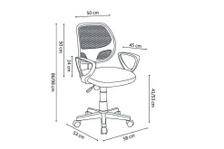 Kinderbureaustoelen|Bureaustoelen^Huisenthuis Bureaustoel Venice Paars