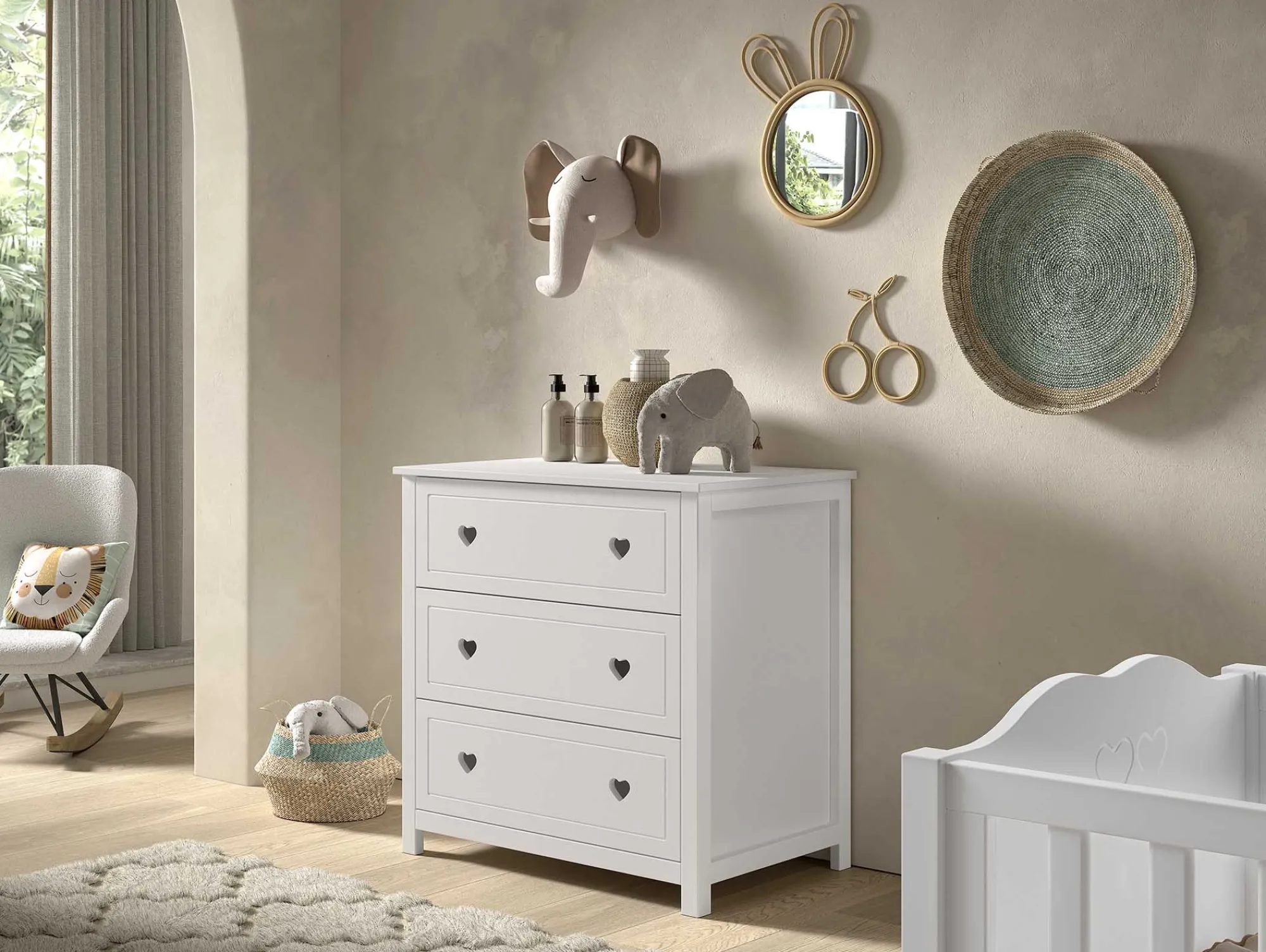 Commodes^Huisenthuis Commode Fenna Wit