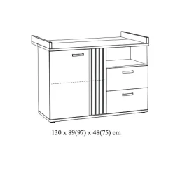 Commodes^Huisenthuis Commode Lilo Eiken
