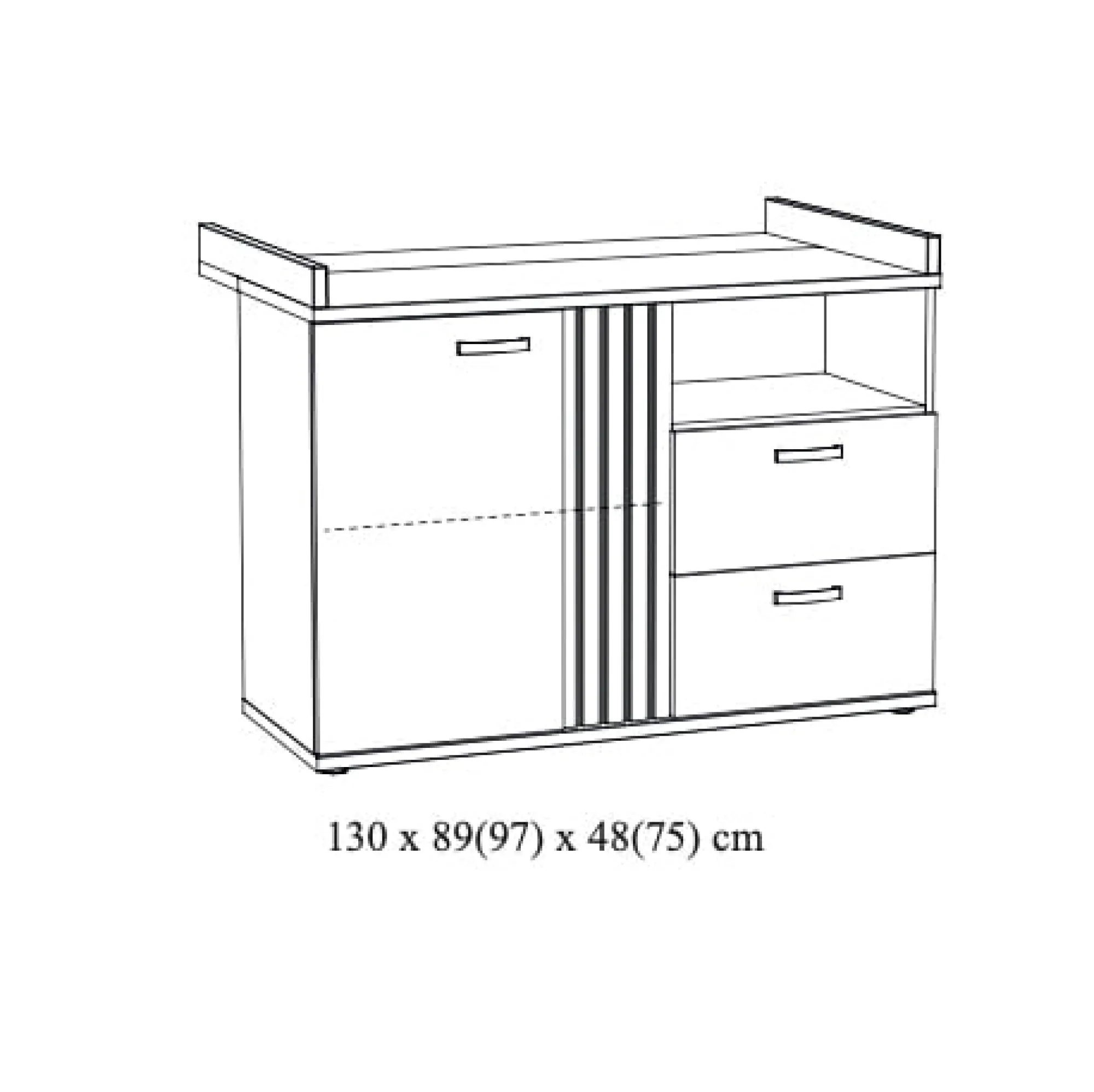 Commodes^Huisenthuis Commode Lilo Eiken
