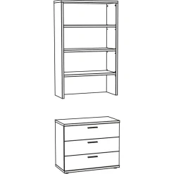 Commodes^Huisenthuis Commode opzet Andante-W