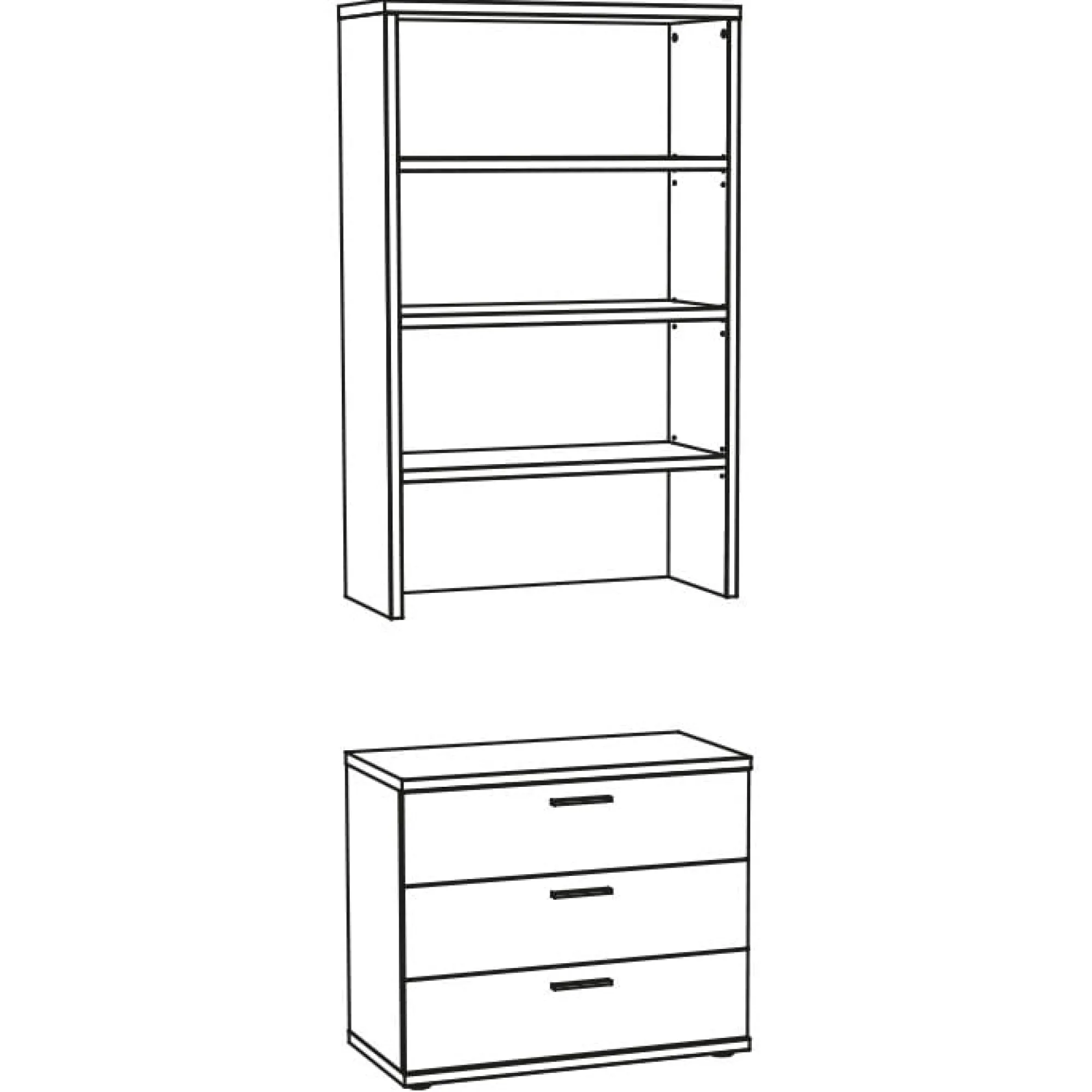 Commodes^Huisenthuis Commode opzet Andante-W