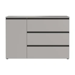 Dressoirs^Huisenthuis Dressoir Alec Grijs 135 cm