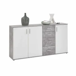 Dressoirs^Huisenthuis Dressoir Ares Beton 160 cm