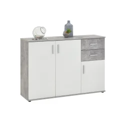 Dressoirs^Huisenthuis Dressoir Ares Beton 120 cm