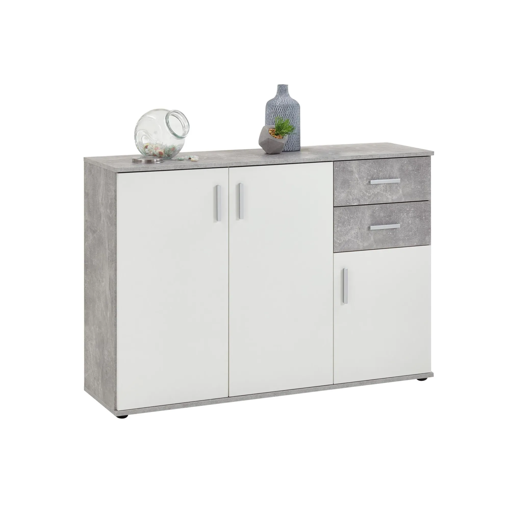 Dressoirs^Huisenthuis Dressoir Ares Beton 120 cm