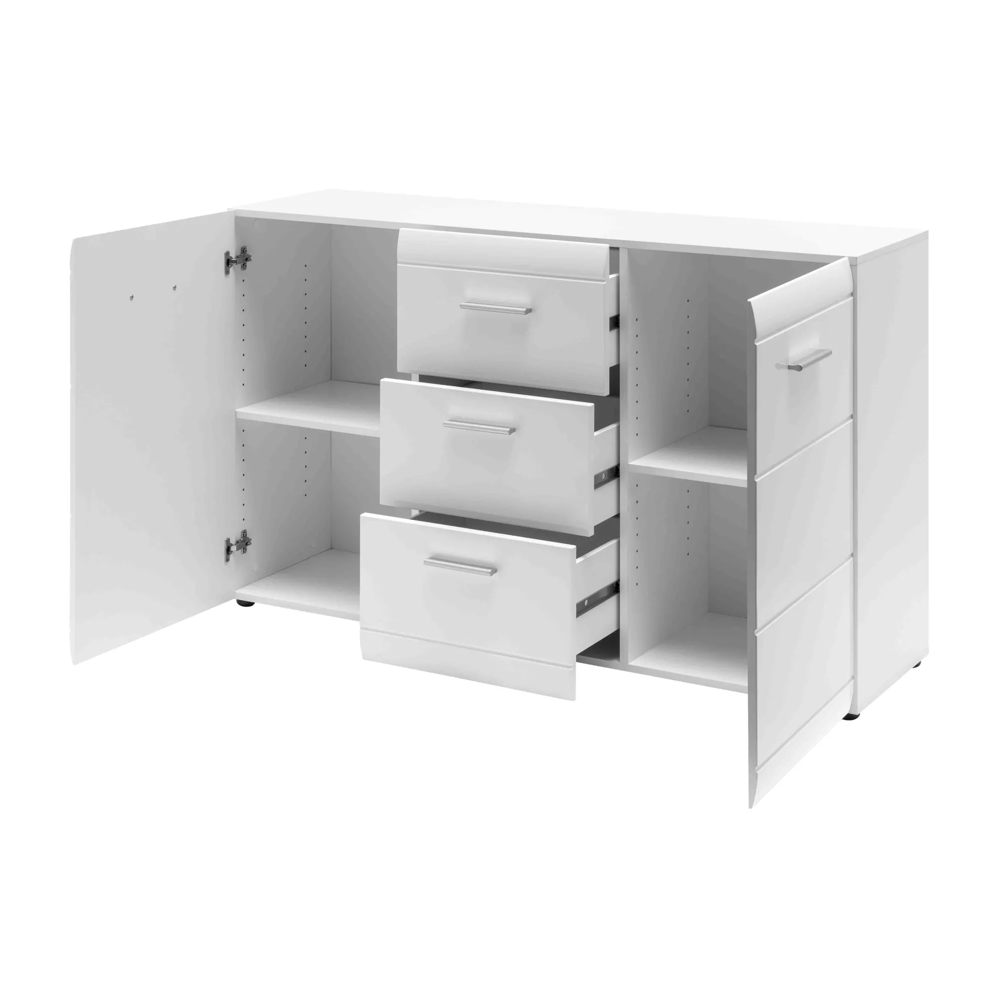 Dressoirs^Huisenthuis Dressoir Bologna Wit L