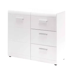 Dressoirs^Huisenthuis Dressoir Bologna Wit M