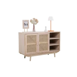 Dressoirs^Huisenthuis Dressoir Freja Rotan 100 cm