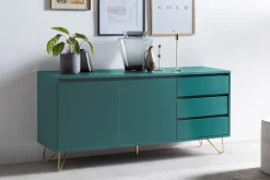 Dressoirs^Huisenthuis Dressoir Lucy 150 cm Blauw