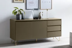 Dressoirs^Huisenthuis Dressoir Lucy 150 cm Grijs