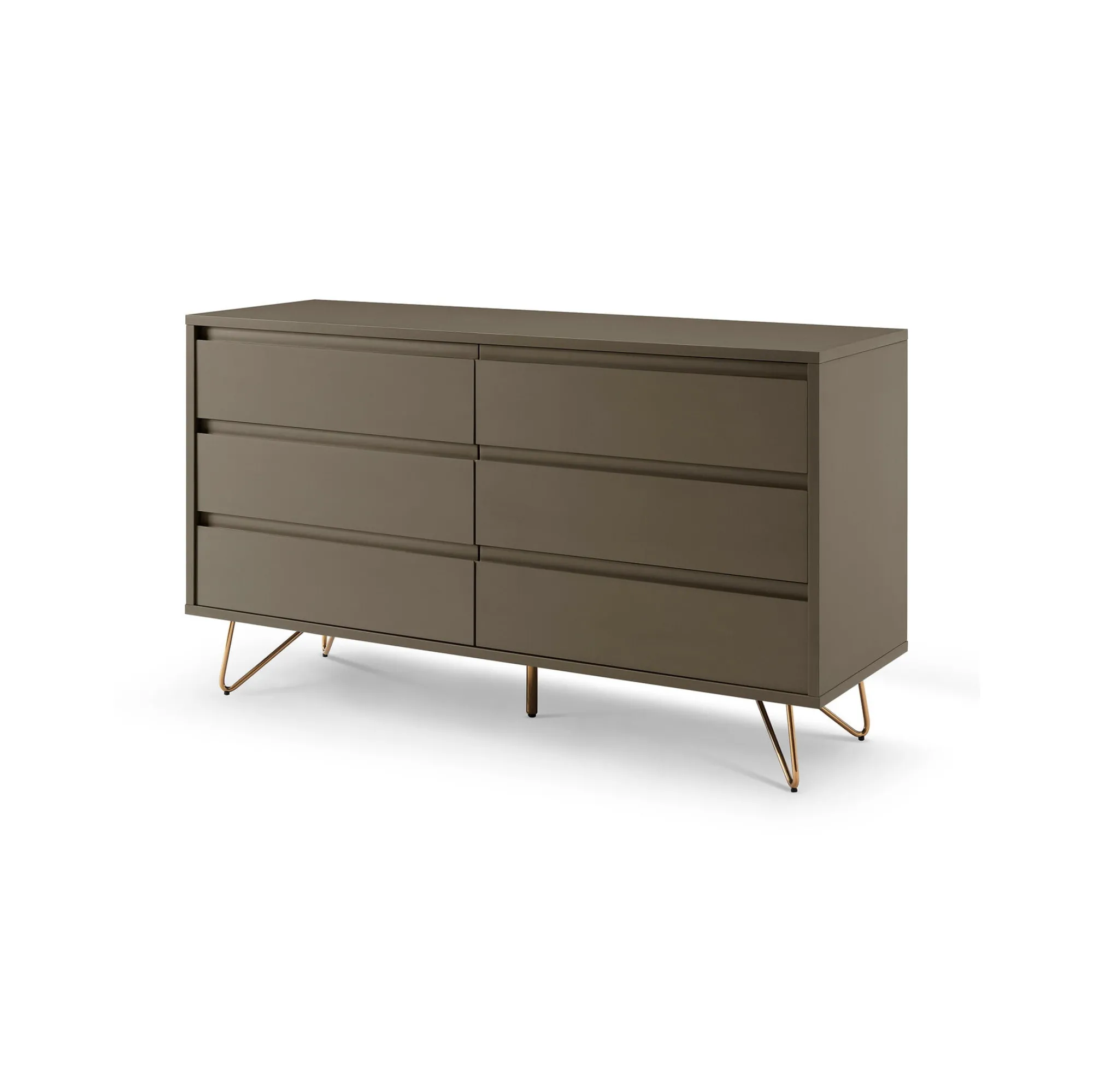 Dressoirs^Huisenthuis Dressoir Lucy 120 cm Grijs