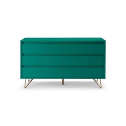 Dressoirs^Huisenthuis Dressoir Lucy 120 cm Groen