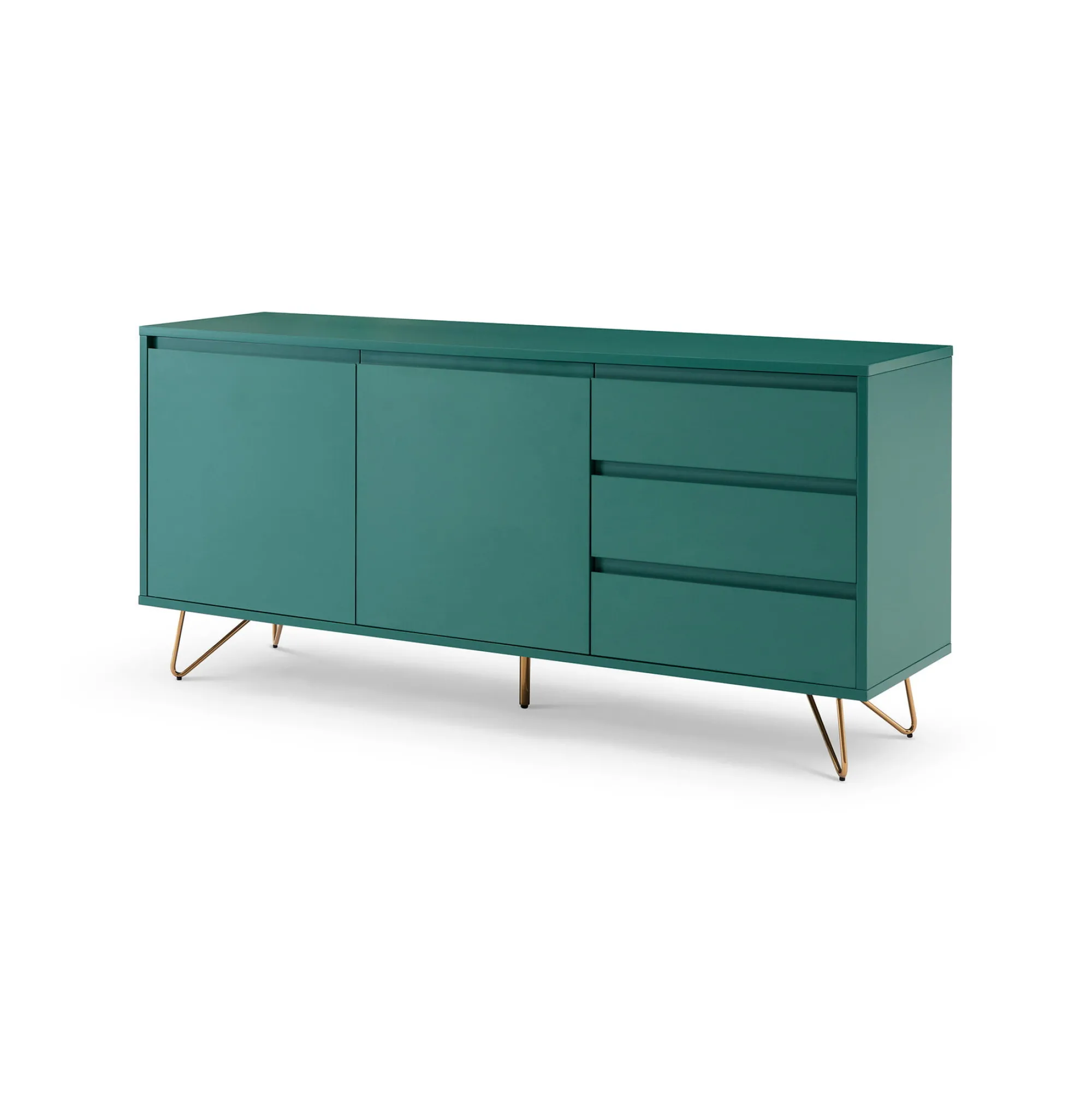 Dressoirs^Huisenthuis Dressoir Lucy 150 cm Groen