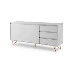 Dressoirs^Huisenthuis Dressoir Lucy 150 cm Wit